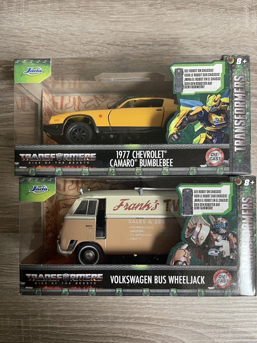 2023 JADA TRANSFORMERS WHEELJACK & BUMBLEBEE RISE OF THE BEASTS 1