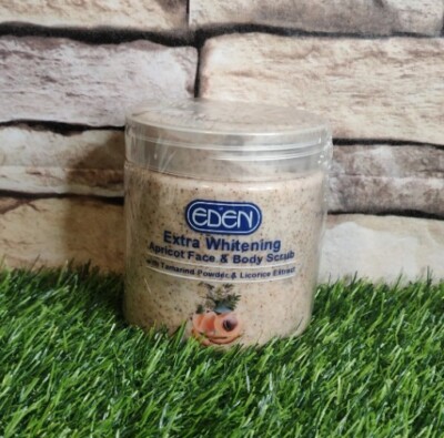 Eden Extra Whitening Apricot Face&Body Scrub With Tamarind powder &Licorice