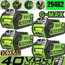 4~1 PACK For Greenworks  40V G-Max 6.0Ah Lithium Battery 29472 29462 29252 20202