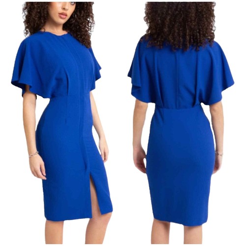 Black Halo Women's Kensington Dress Navy Blue Size 2 | eBay