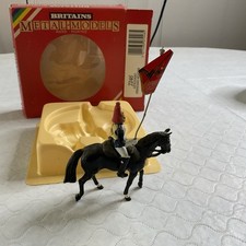 BRITAINS Metal Models LIFEGUARD STANDARD BEARER 7246 in Box 1983