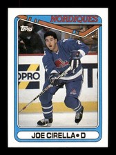  1990 Joe Cirella  Nordiques 107 Topps Hockey Trading Card TC