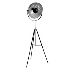 LAMPADA A PIANTANA INDUSTRIAL RICHIUDIBILE E REGOLABILE 55 X 40 X 160 CM SILVER