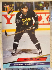 1992-93 Fleer Ultra Brian Bellows #100 Montreal Canadiens