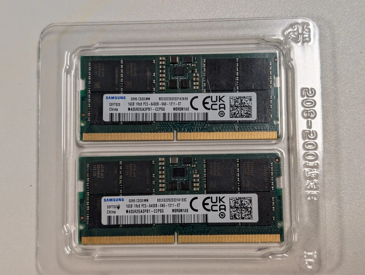 25+ Samsung SO-DIMM 16 GB Computer Memory (RAM) for sale | Updated