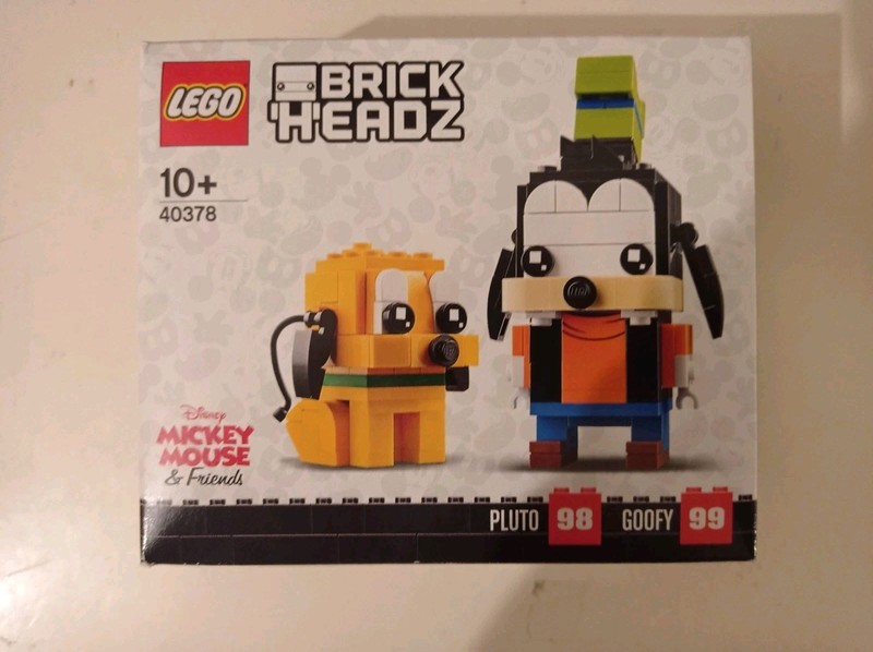 LEGO BRICKHEADZ: Goofy and Pluto (40378) - Brand New/Sealed