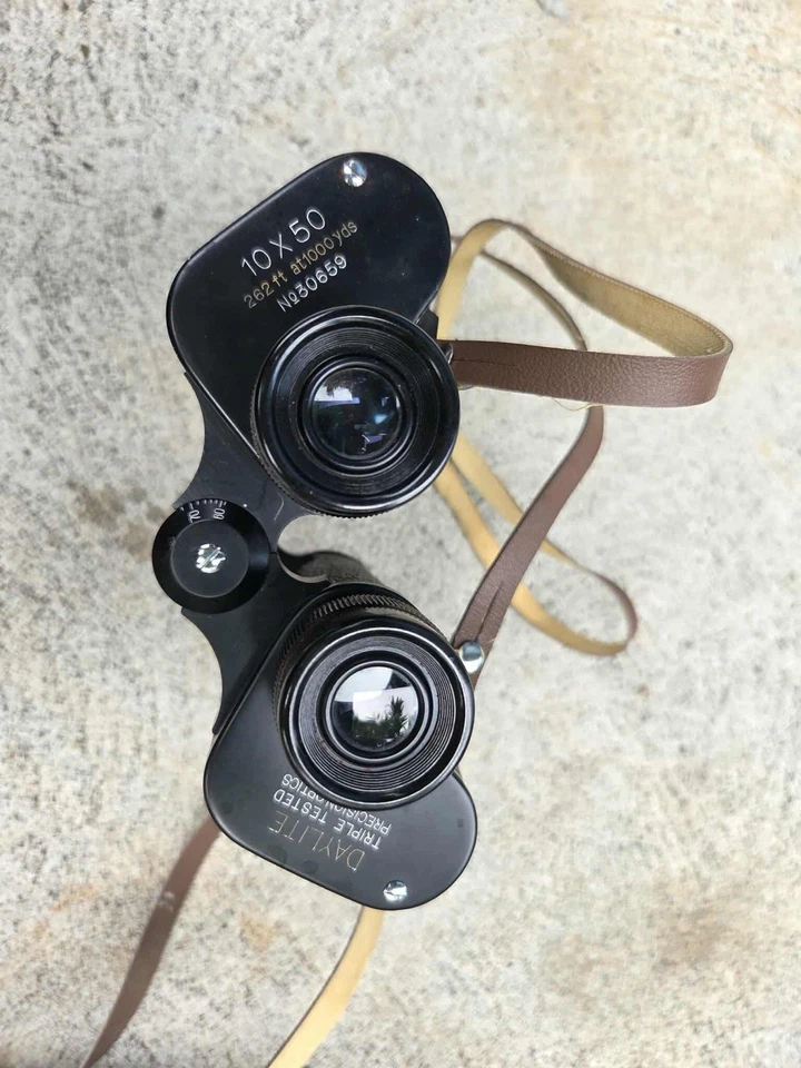 Daylite 10x50 Binoculars 262ft/1000yds Case & Strap Vintage Porro Prism Japan - Image 4 of 4