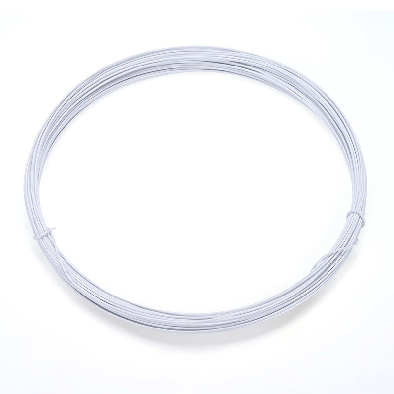 AplusChoice 12 Gauge Plastic Coated Craft Wire 100 Ft Twist Tie Holiday Decor