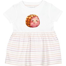 Inktastic Cute Kawaii Ham Infant Dress Food