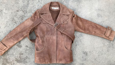 Kenneth Cole New York Womens Moto Jacket Brow...
