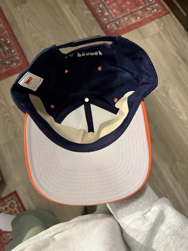 Vintage New York Islanders Fisherman Snapback Hat Cap Rare 90s NHL Hockey - Image 4 of 4