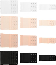 4PCS Adjustable Bra Extender 2/3/4 Hooks with Elastic Underwear Strap Extension