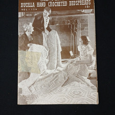 Vintage 1940 Bucilla Hand Crocheted Bedspreads Vol 136 Bernhard Ulmann Co Inc