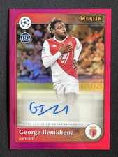 George Ilenikhena 2024-25 Topps Merlin UCC Magenta Refractor Auto RC /125 AU-GI