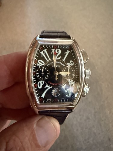 Franck Muller Conquistador Men's Black Watch - 8001CC: Purchased New In 2000