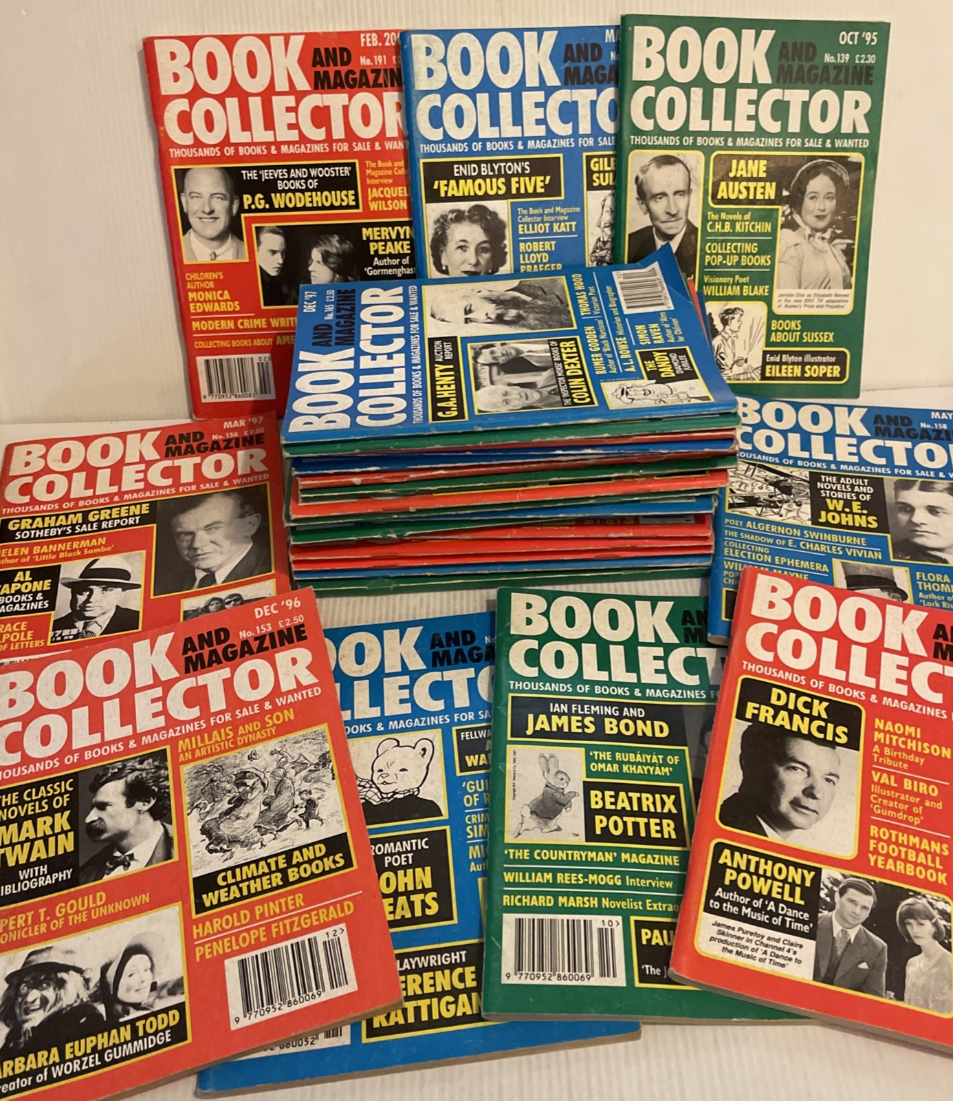 Book and Magazine Collector Magazine X 25 Bundle 1995 - 20 PB bibliophile