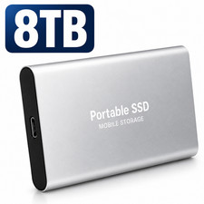 8TB External SSD Portable Hard Drive USB 3.1 Type-C for PC Laptop MacBook