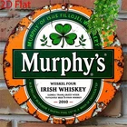 Murphy's Irish Whiskey Logo Vintage Tin Metal Signs Home Décor Wall Art 8x8
