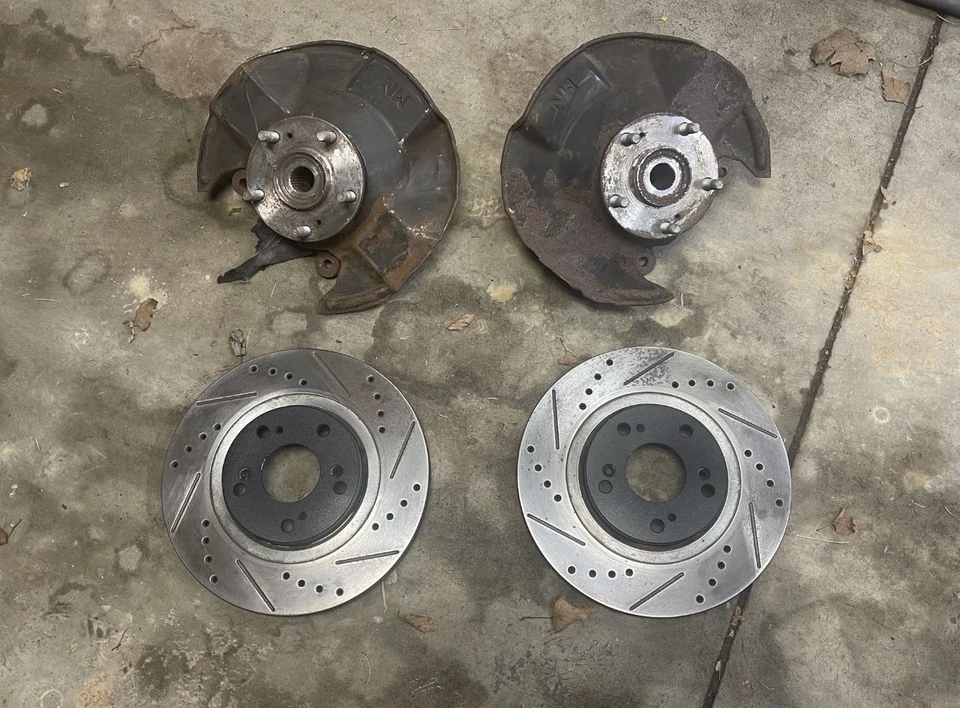 2005 2006 ACURA RSX TYPE S DC5 K20Z1 OEM FRONT RH LH BRAKE CALIPERS #4535 - Image 4 of 4