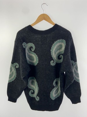 新作 CHALLENGER BIG PAISLEY CARDIGAN M CHALLEGER / BIG PAISLEY CARDIGAN -Olive-