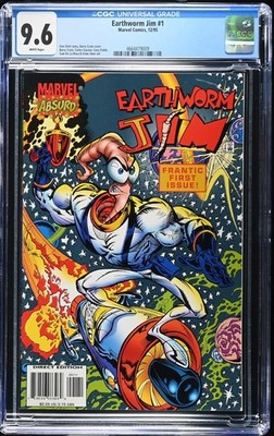 Marvel Comics Earthworm Jim #1 CGC 9.6 1995 Rare