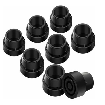 8x Mini Trampoline Leg Rubber Cap Tips 1 Inch Inside Diameter Chair Leg C752