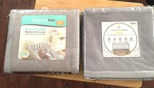2 NEW BreathableBaby Breathable Mesh Liner for Full-Size Cribs, Classic 3mm Mesh