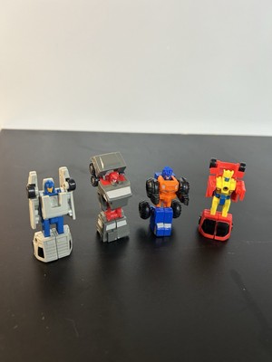 Transformers G1 Micromasters Hasbro - Mudslinger-Swindler-Roadhandler-Highjump