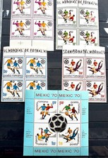 Romania 1970 Sc. 2174-7 Complete Set in Blocks of 4 + Sc. 7148 SS, MNH, OG, SU