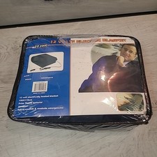 Heated Car Blanket 12-Volt Electric Blanket for Car Truck SUV RV Camping Blue