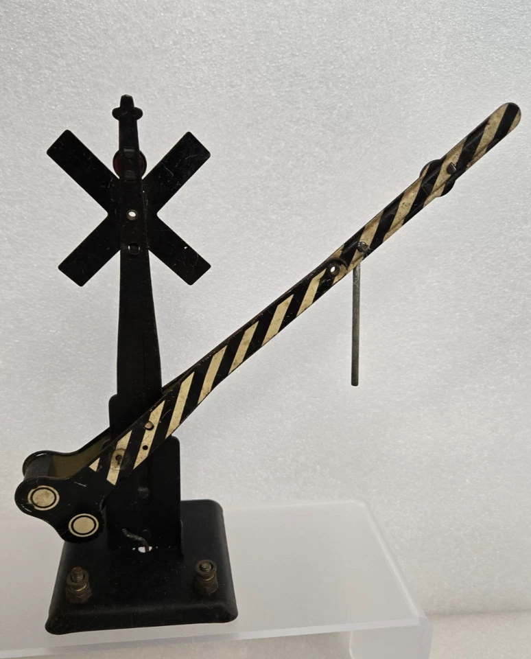 Marx O Gauge Railroad Crossing Signal Arm USA 1950's - Image 3 of 4