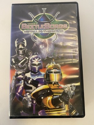 Saban's Beetleborgs Metallix VHS The Movie Clamshell 1997 RARE Vintage!