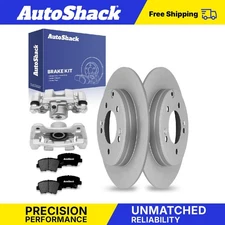 Rear Brake Rotors Premium Ceramic Pads Calipers for Hyundai Sonata 2.4L