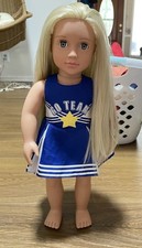 Our Generation 18  Doll Blonde Hair Blue Eyes Excellent Condition
