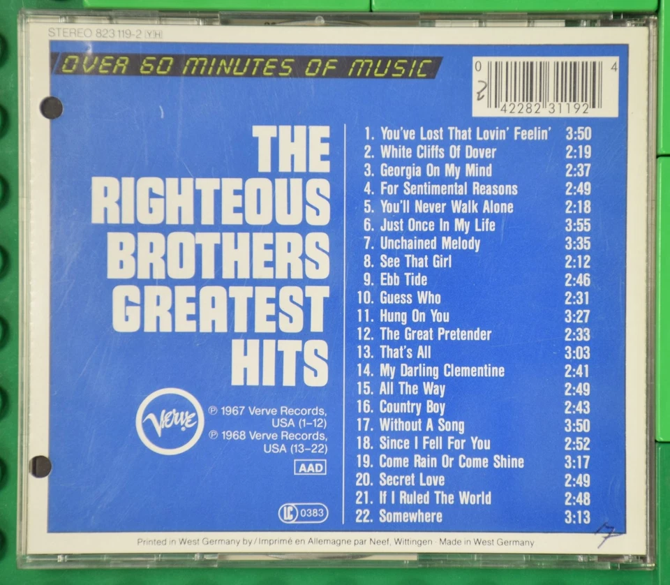 The Righteous Brothers - Greatest Hits - Verve - CD - Bild 4 von 4