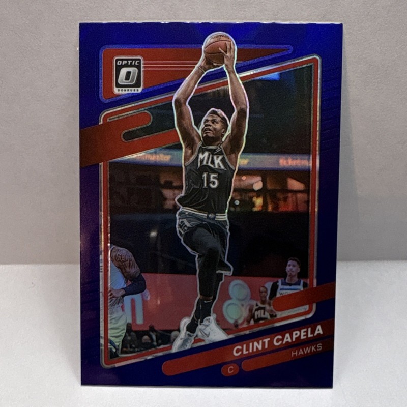Panini Donruss Optic 2021-22 Clint Capela #62 Atlanta Hawks NBA Purple Prizm