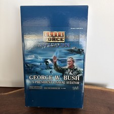 Elite Force Aviator George W Bush Action Figure US President Navy 2003 Vtg - New