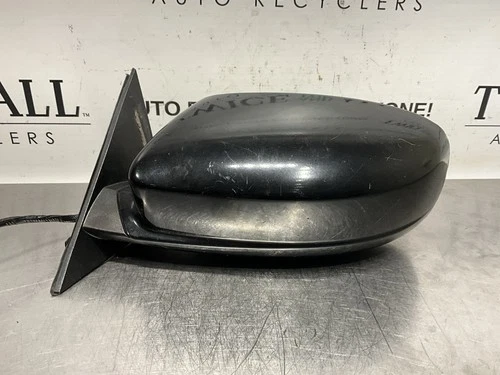 2011-2014 Dodge Charger Left Side Mirror Blind Spot Heated Black 2 Plugs OEM