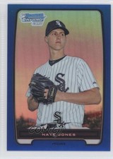 2012 Bowman Chrome Prospects Blue Refractor 130/250 Nate Jones #BCP202 3v0