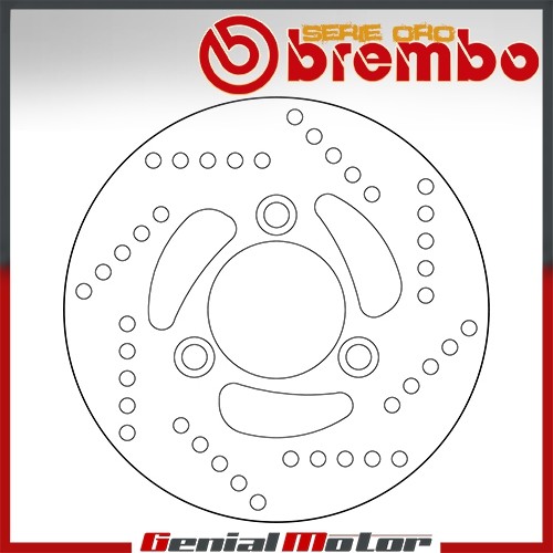 Disco Freno Fijo Brembo Serie Oro Delantero Kymco Agility R 10" 50 2006 > 2009 - Imagen 1 de 2
