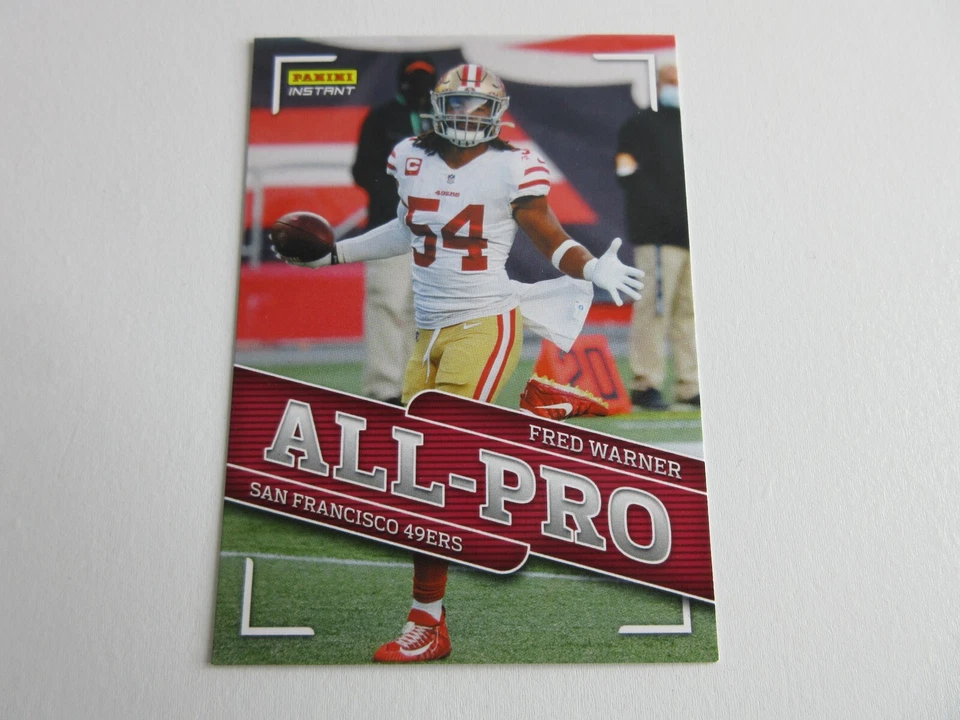 2020 Panini Instant All-Pro Team NFL Football Fred Warner Prizm SP 1/241 - Image 2 of 3