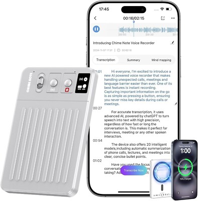 Sigovoxic AI Voice Recorder, Transkribieren & Zusammenfassen mit KI-Technologie, APP Cont