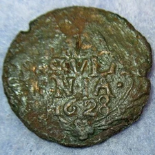 Early date 1628 New York Penny Colonial Copper Cent Overijssel Mint Certificate