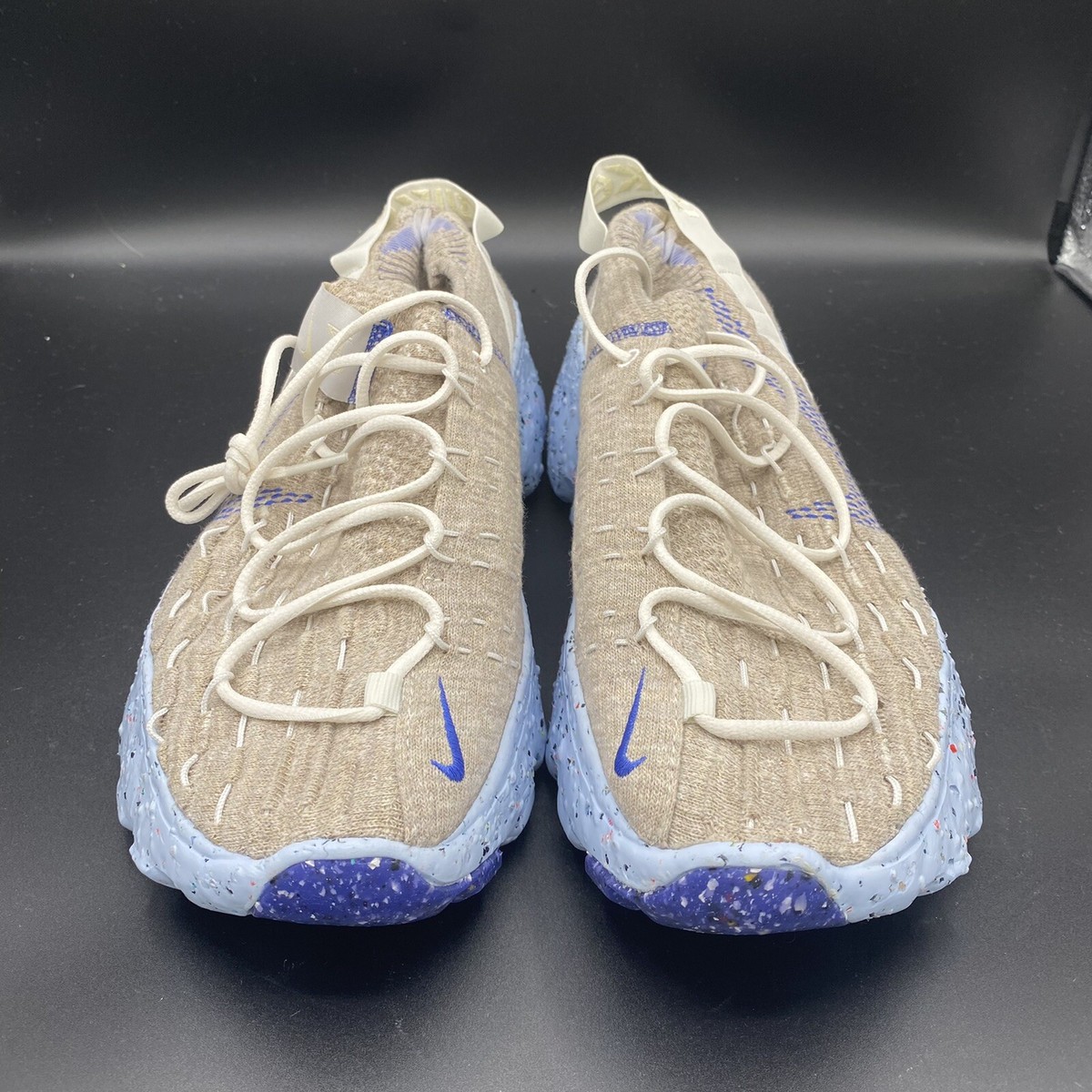 Nike Space Hippie 04 Running Shoe Women 12 Mens 10.5 Sail Blue