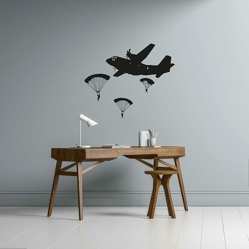 Pegatina de pared paracaídas militar Swat equipo hogar habitación infantil calcomanías de vinilo decoraciones - Imagen 4 de 6