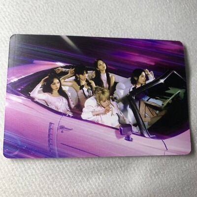 LE SSERAFIM PERFECT NIGHT Celeb K-pop Girl Photo Card GROUP Pink Car