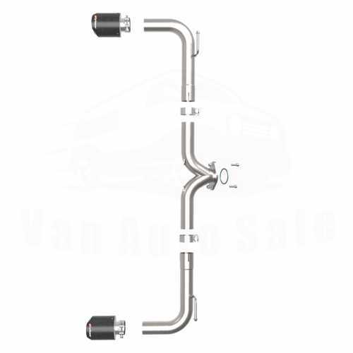 Axle-Back Exhaust System aFe Power for Mazda 3 2014-18 - Picture 6 of 7