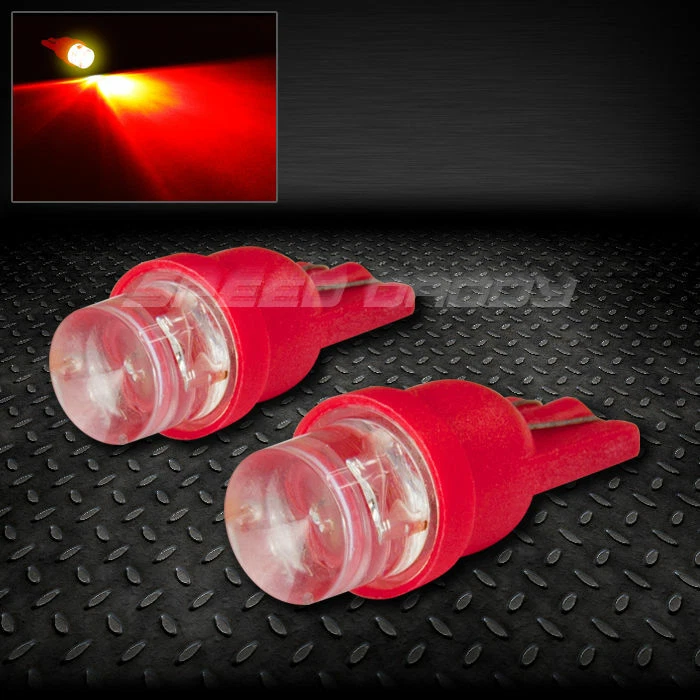 Red dome cheap light bulb