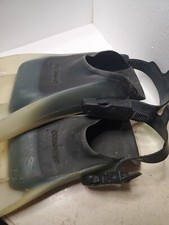 Oceanways Hurricane Open Heel SCUBA Fins size M White