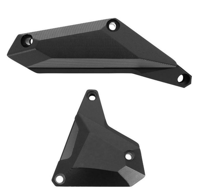 Couvre-carter Yamaha MT-07 en aluminium CNC anodisé noir protecteur de moteur